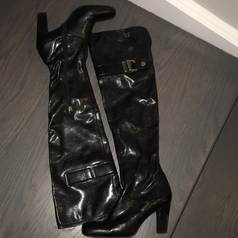 Franco Sarto genuine leather over the knee boots